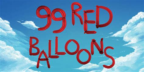 99 Red Balloons on Behance