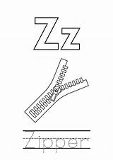 Zipper Coloring Page sketch template
