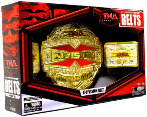 TNA Wrestling TNA Series 1 X-Division Champion Championship Belt Jakks ...