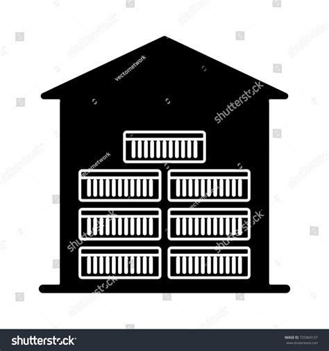 Warehouse Building Icon Stock Vector (Royalty Free) 725969137 | Shutterstock