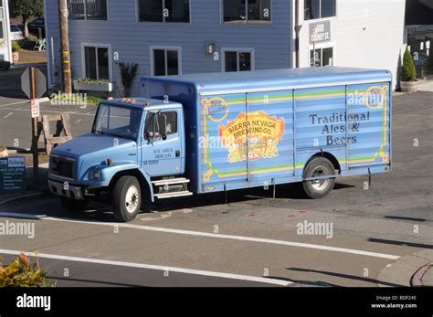 American beer truck delivery of Sierra Nevada Beer Stock Photo - Alamy