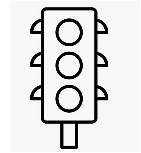 Coloring Worksheet On Traffic Signals Clipart Best - vrogue.co