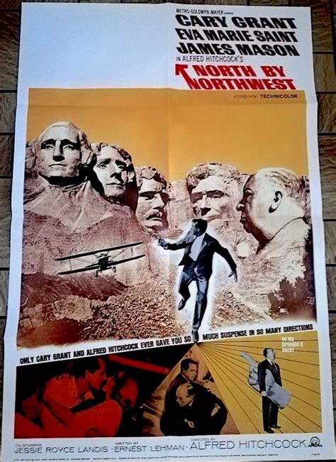 North By Northwest Original Movie Poster (1959) - Movieposter Original