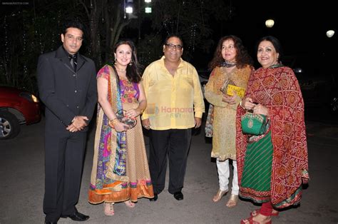 Anup soni, Juhi Babbar, Satish Kaushik & Nadira Babbar at wedding of Pallavi Govind Namdev with ...