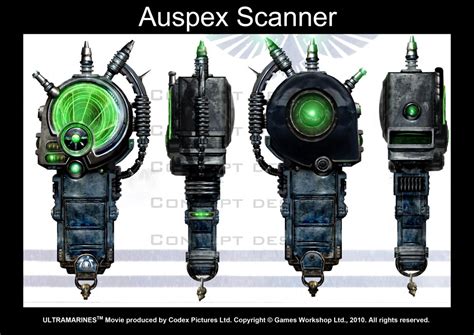 Auspex Scanner | Auspex Scanner, concept art for Ultramarine… | Flickr