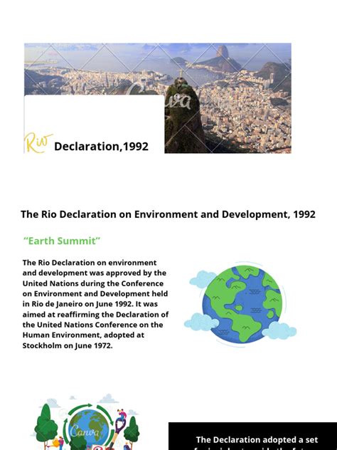 Rio Declaration, 1992 | PDF