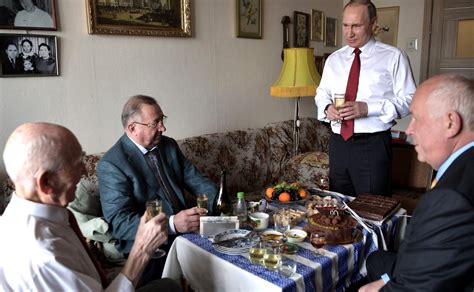 Putin Attends Birthday Party for His Old KGB Boss