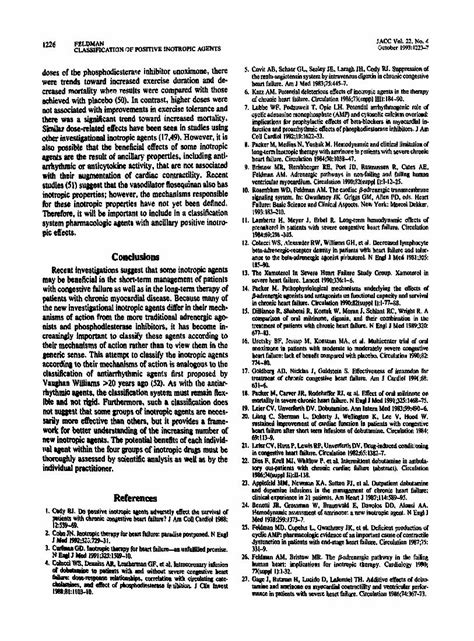 (PDF) Classification of positive inotropic agents · Classification of Positive Inotropic Agents ...