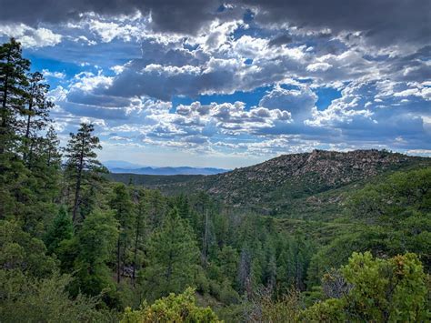 Towers Peak view in the Bradshaw Mountains : arizona