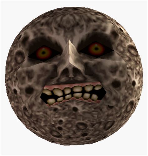 Moon From Majoras Mask Render - Majora's Mask Moon Png, Transparent Png ...