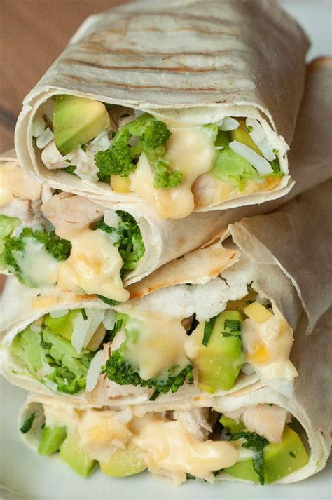 Healthy Chicken Burrito Wraps | Recipe | Healthy, Healthy lunch, Healthy eating