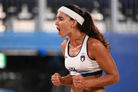 Team Italy Olympics beach volleyball player Marta Menegatti in images