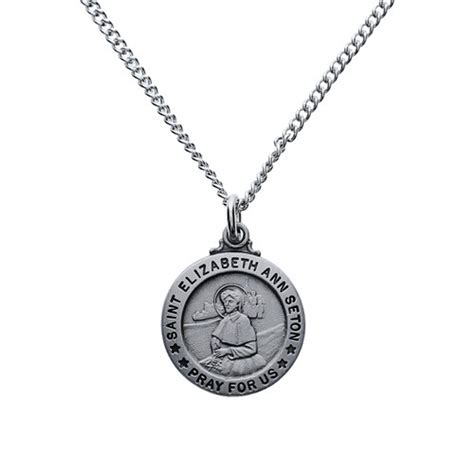 Pewter St. Elizabeth Ann Seton Medal with Prayer Card | The Catholic ...