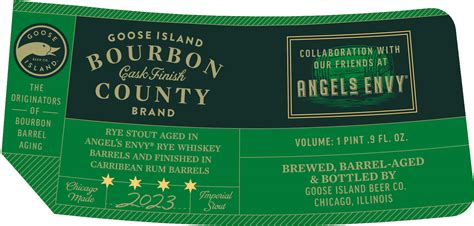 Goose Island - Bourbon County 2023 Two-Year Cask Finish Stout Angels ...