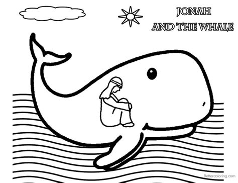 ️Jonah And The Whale Coloring Pages For Kids Free Download| Gambr.co