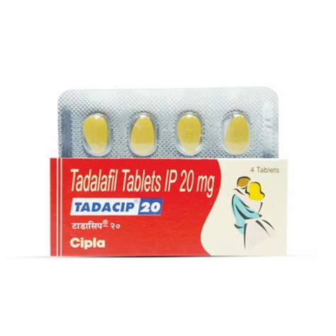 Tadacip 20 mg at Rs 191/box | Tadalafil Tablets in New Delhi | ID ...