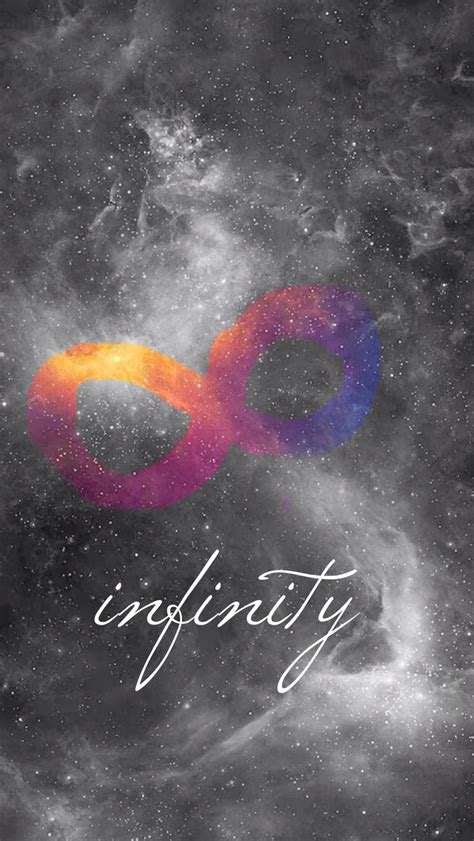 Infinity... | Space iphone wallpaper, Wallpaper space, Galaxy wallpaper