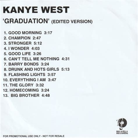 Kanye West - Graduation (Clean, CDr) | Discogs