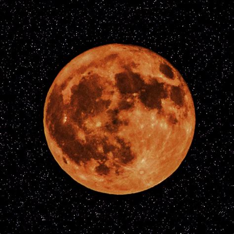 Orange Moon Photograph by Chester Wiker - Fine Art America