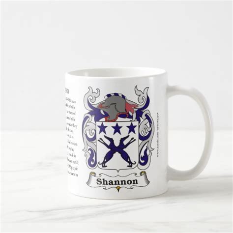 Shannon Family Coat of Arms Mug | Zazzle.co.uk