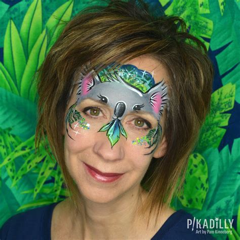 Cute Koala Face Paint Design by Pam Kinneberg - Facepaint.com