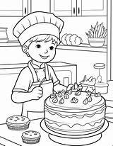 Fun In The Oven Coloring Pages For Baking Enthusiasts sketch template