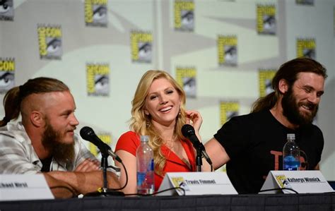 Travis Fimmel, Katheryn Winnick and Clive Standen. Vikings Ragnar, Ragnar Lothbrok, Fever Ray ...