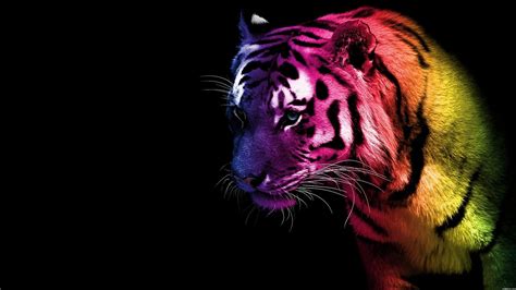 Neon Tiger Wallpapers - Top Free Neon Tiger Backgrounds - WallpaperAccess