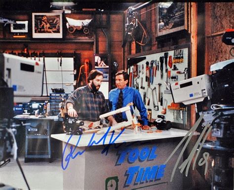 Home Improvement Cast Signed Photo X2 Tim Allen & Richard Karn Tool Time W/COA - Etsy