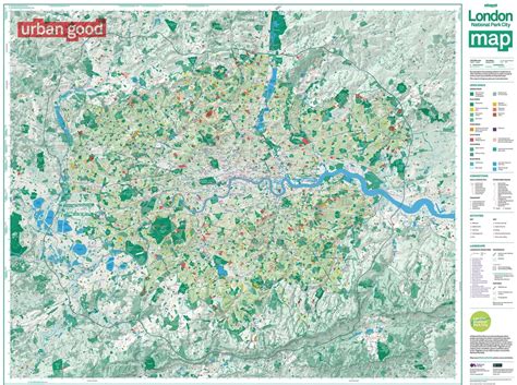 London National Park City Map – The Map Room