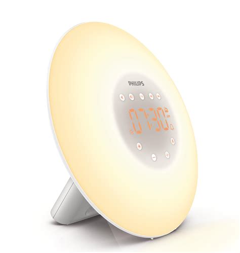 Amazon.com: Philips Wake-Up Light Alarm Clock with Sunrise Simulation and Radio, White (HF3505 ...