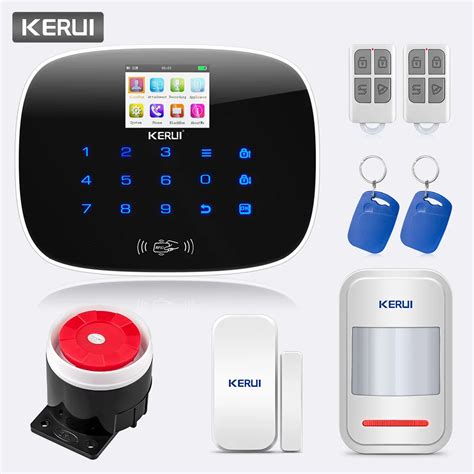 KERUI G19 SMS RFID Family Home Anti theft Alarm System Security WIFI Wireless Burglar Alarm APP ...