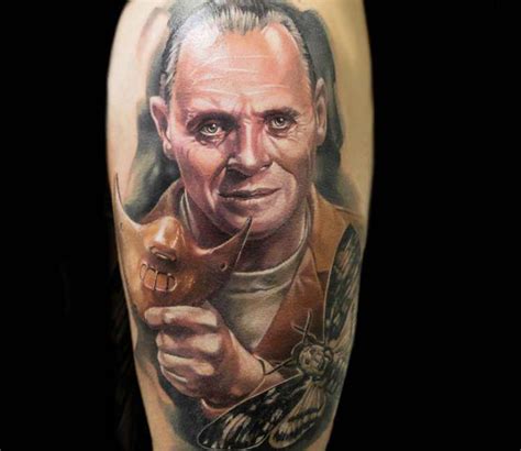 Hannibal Lecter tattoo by Alex Noir | Photo 26359