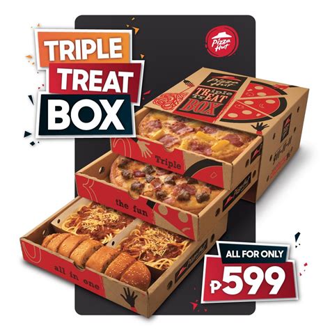 Pizza Hut’s Triple Treat Box for ONLY Php599 – Aug 23 to 26, 2019 ...