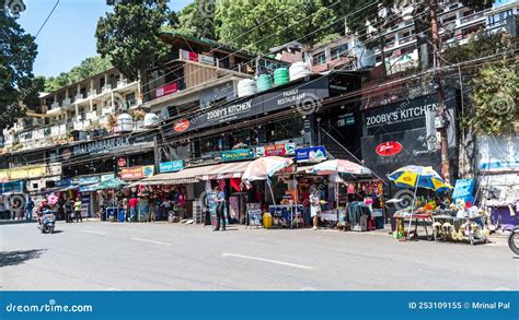 The Mall Road of Nainital, Nainital Mall Road Editorial Image - Image ...