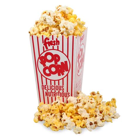 Great Northern Popcorn Movie Theater Popcorn Box with Open Top ...