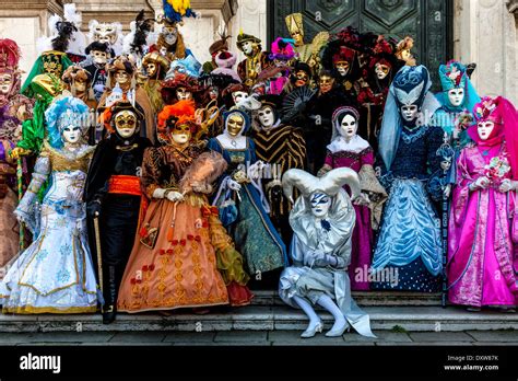 People In Costume, Venice Carnival, Venice, Italy Stock Photo - Alamy