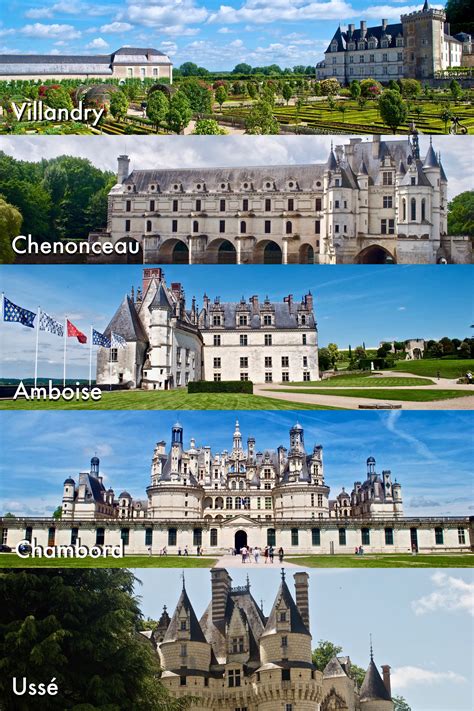 The 5 Most Magnificient Castles of the Loire Valley, France. #castles # ...