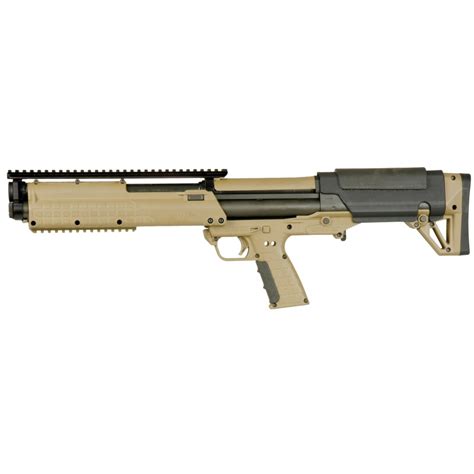 Kel-Tec, Ksg, Pump Action Shotgun, 12 Gauge, 3" Chamber, 18.5" Barrel, Tan Cerakote Finish ...