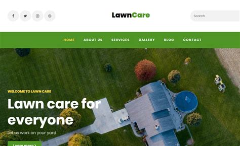 Lawncare - Free Bootstrap 4 HTML5 Lawn Care Website Template