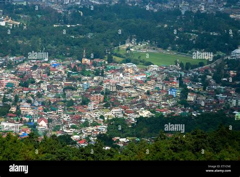 aerial Shillong city ; Shillong ; Meghalaya ; India Stock Photo - Alamy