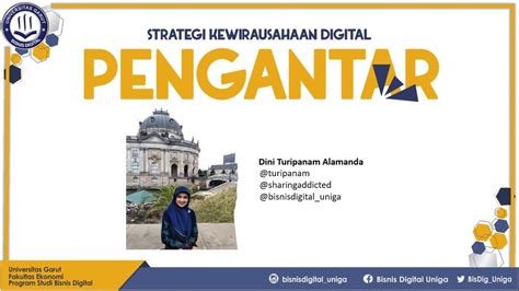 Pengantar Kewirausahaan Digital - YouTube