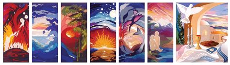 Six days of creation and Shabbat by Bracha Lavee | Judaica paintings ...