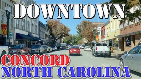 Concord - North Carolina - 4K Downtown Drive - YouTube