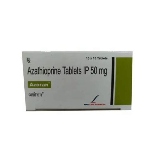 Azoran Azathioprine Tablets at Rs 90/strip in New Delhi | ID: 22780715797