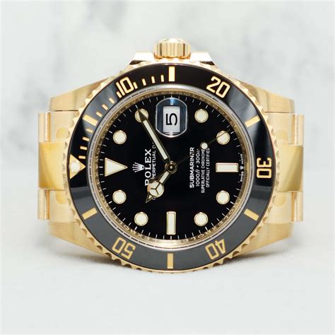 Rolex Submariner Full Gold 126618LN Black Dial