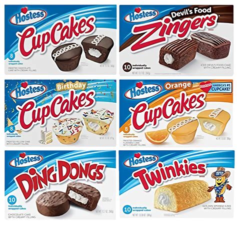 Hostess Lovers Variety Pack | 6 Different Flavors | 54 Cakes Total ...