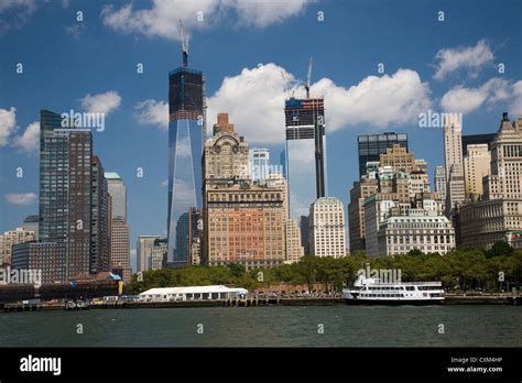 One and Two World Trade Center 1 WTC and 2 WTC, under construction in ...