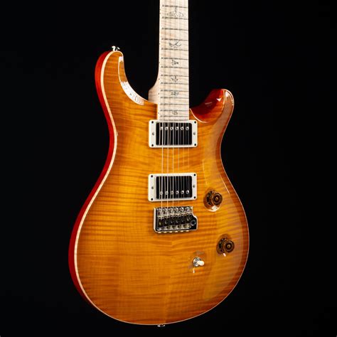 PRS Custom 24 10 Top Flame Maple Neck Wood Library 1778 at Moore Guitars