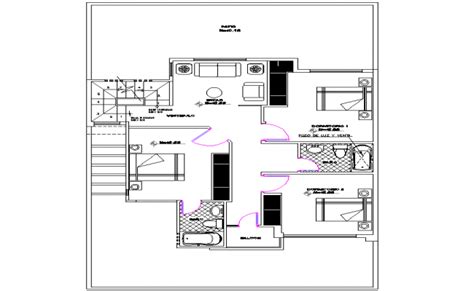 28'3"x34'3" superb North facing 2bhk house plan as per Vastu ShastraAutocad DWG and Pdf file ...